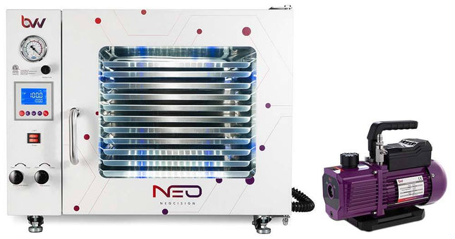 1.9CF BVV™ Neocision Lab Certified Vacuum Oven and V4D 4CFM 2 Stage Pump Kit New Products BVV 