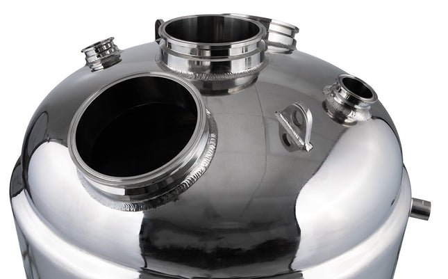 300L ASME Single Jacket Solvent Tank 350psi Max - Bare