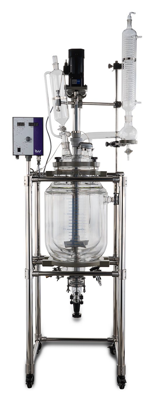 50L BVV™ Double Jacketed Glass Reactor