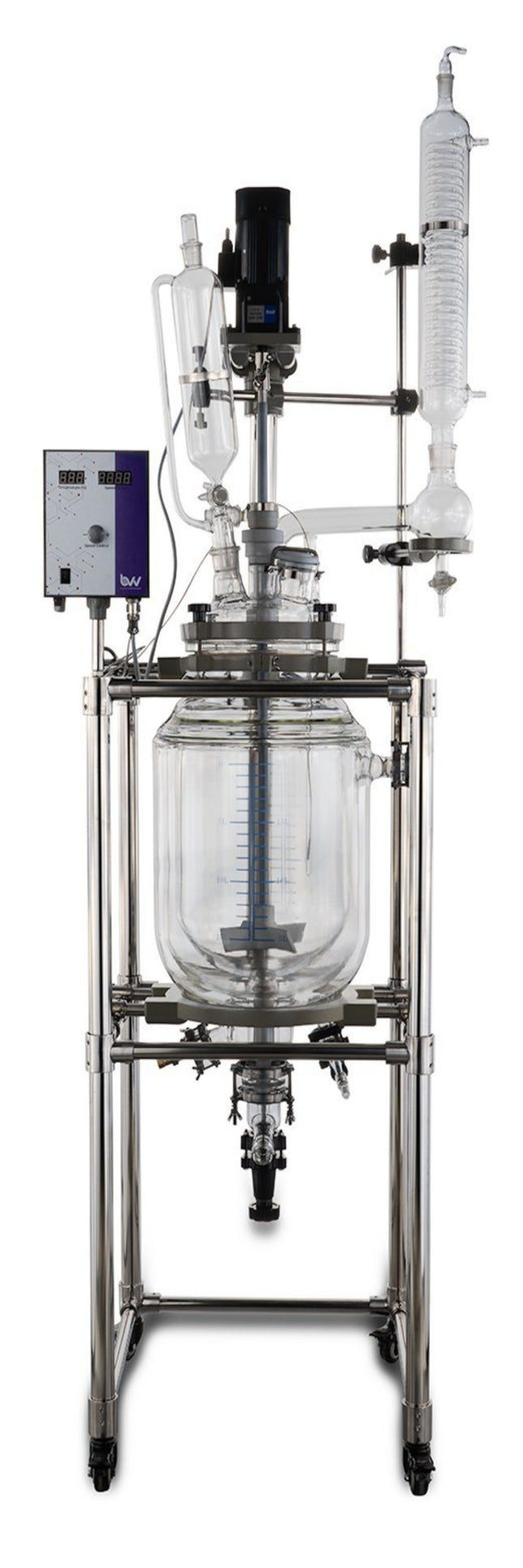 20L BVV™ Double Jacketed Glass Reactor