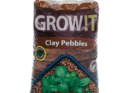 GROW!T Clay Pebbles, 4 mm-16 mm, 40 L