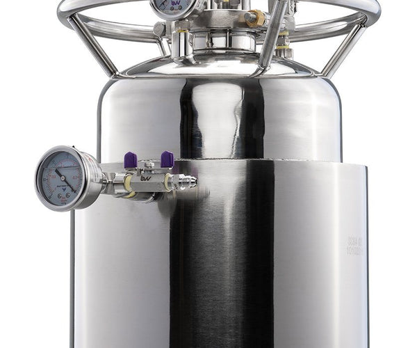 Jacketed Stainless Steel LP Tank with Internal Condensing Coil and