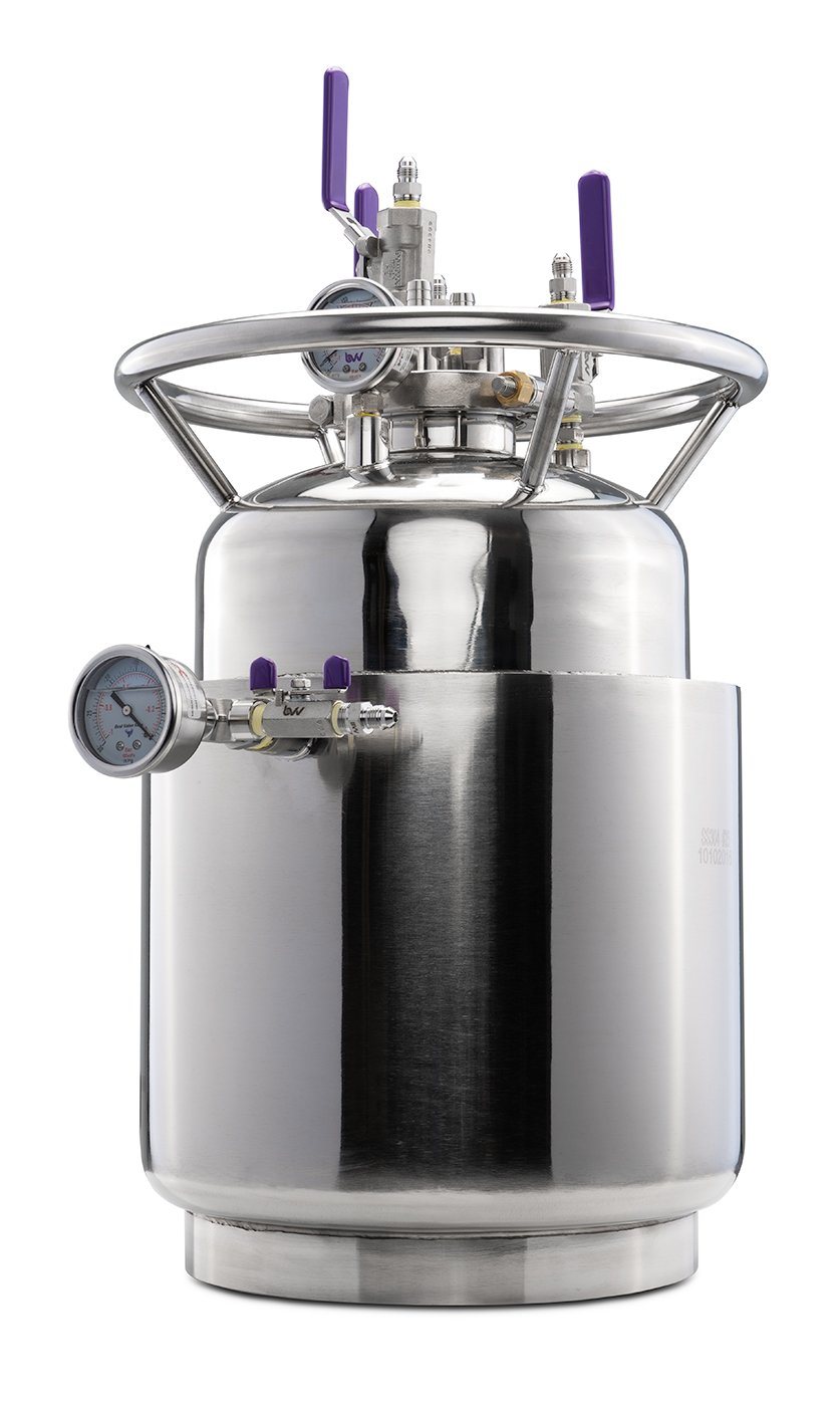 Jacketed Stainless Steel LP Tank with Internal Condensing Coil and Dip Tube