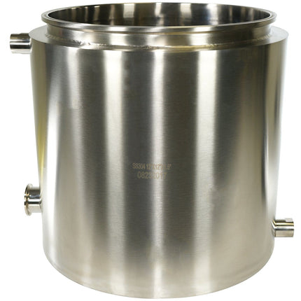 Fully Jacketed Base with 1.5" Tri-Clamp Drain Port BVV 10-inch 