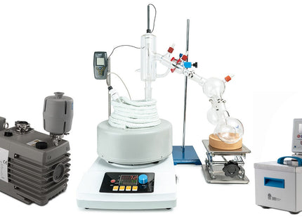 2L Premium Short Path Distillation Turnkey Setup with P2 Distillation Head