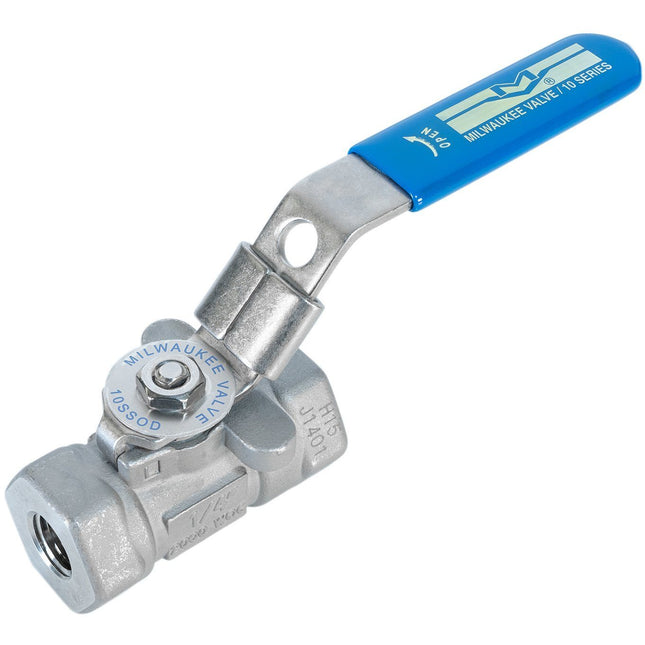 Milwaukee Valve 316SS FNPT Ball Valve