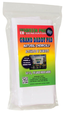 Green Pad Grand Daddy Pad CO2 Generator, pack of 2 pads w/1 hanger The Green Pad 