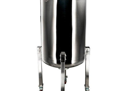 300L 304SS Jacketed Collection and Storage Vessel with Locking Casters