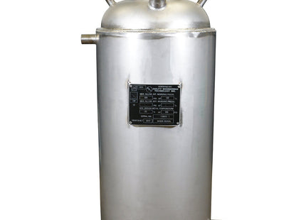 ASME Certified 50L Jacketed Solvent Tank 304L - Bare