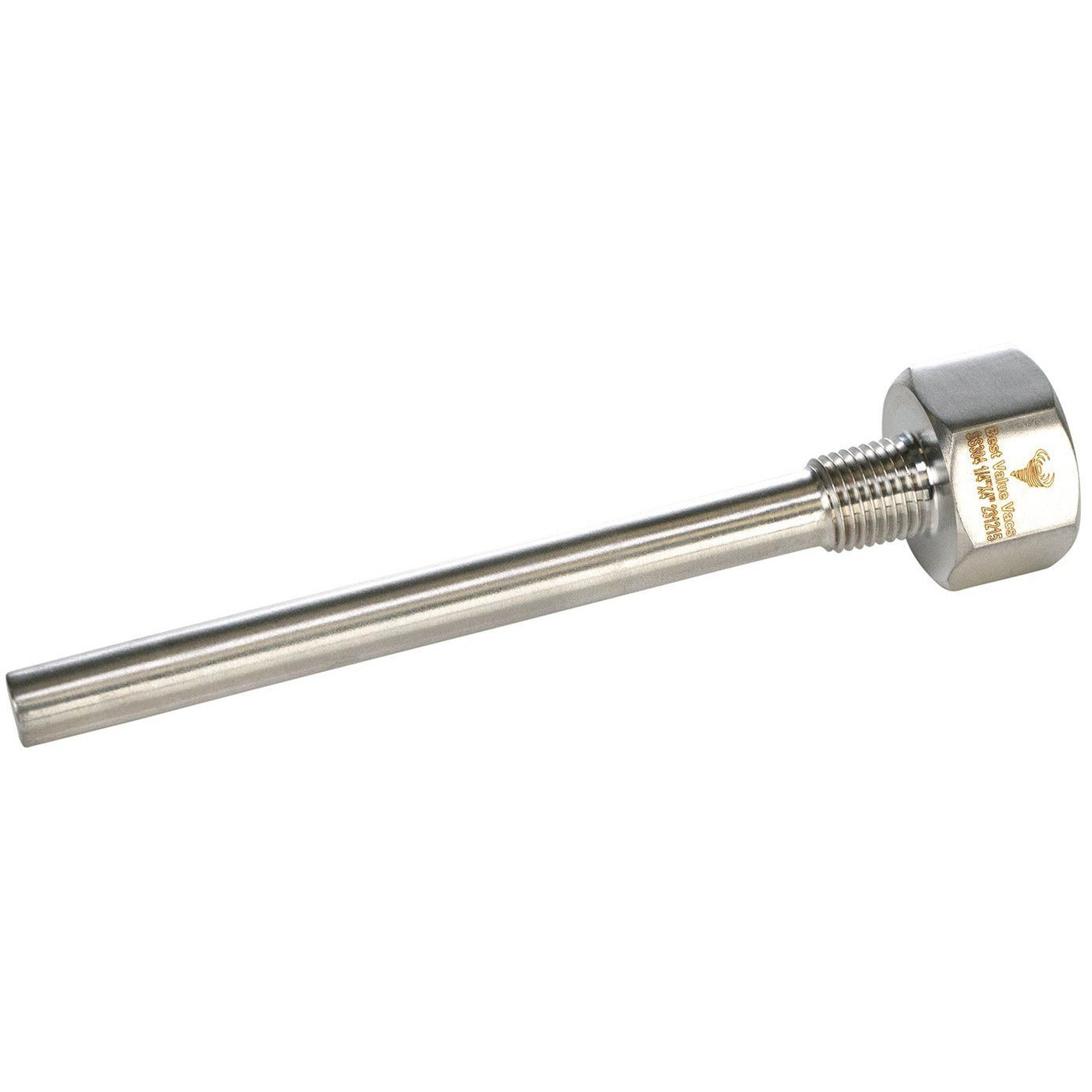1/4" NPT Stainless Steel Thermowell Shop All Categories BVV 4" 