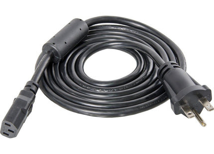 Power Cord For Phantom, Phantom DE, and Xtrasun Ballasts, 8', 240V, w/Ferrite Ring AWG 16/3