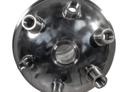 8" Hemispherical End Cap with Coil