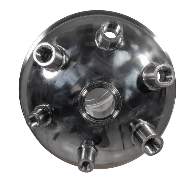 8" Hemispherical End Cap with Coil