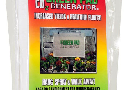 Green Pad CO2 Generator, pack of 5 pads w/2 hangers