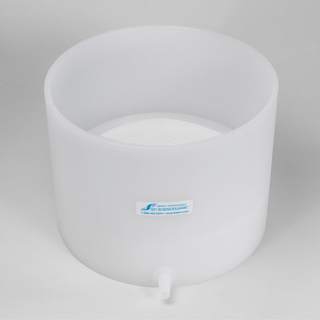 SP Bel-Art Polyethylene Buchner Table-Top Funnel with Coarse Porosity Removable Plate