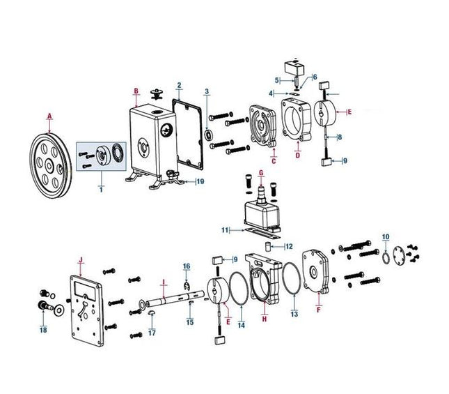 Minor Repair Kit for Welch 1400 DuoSeal