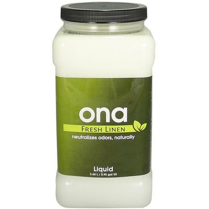 Ona Liquid, Fresh Linen Hydroponic Center Ona Products 1 gal 
