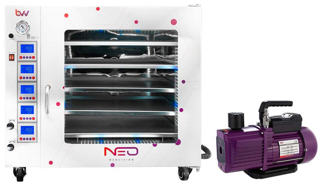 7.5CF BVV™ Neocision Lab Certified Vacuum Oven and and V9D 9CFM Two Stage Vacuum Pump kit