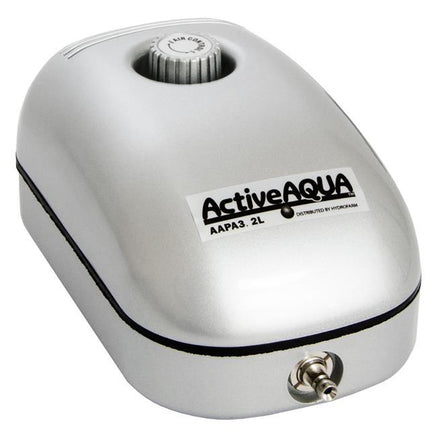 Active Aqua - Air Pump Hydroponic Center Active Aqua 1 Outlet 2W 3.2L/Min 