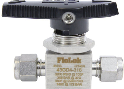 2 Way Ball Valve - Fractional Tube Fitting