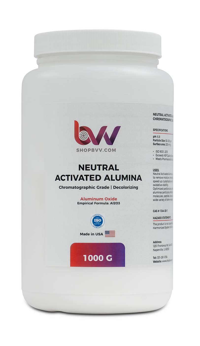 Neutral Activated Alumina Unclassified BVV 1000g 