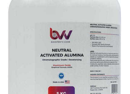 Neutral Activated Alumina Chromatographic Grade (50-200um) *Compare to Alumicel™N