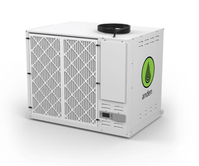 Anden Industrial Dehumidifier, 710 Pints/Day, 208-240v Hydroponic Center Anden / Aprilaire 