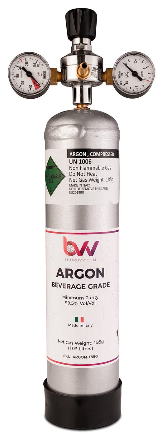 Argon Gas 99.5% - Pure gas for preserving terpenes in flowers and concentrates New Products BVV 