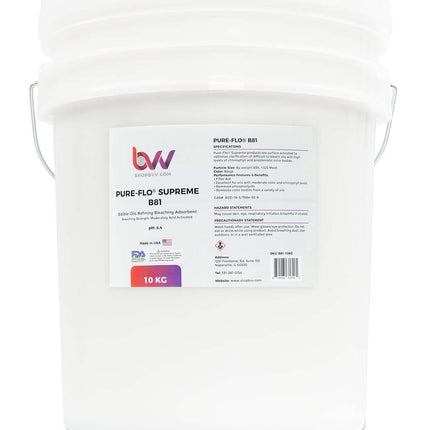 Pure-Flo® B81 Supreme Activated Bleaching & Decolorizing Bentonite for Edible Oils *FDA-GRAS (Compares to T-5™) Shop All Categories BVV 10KG 