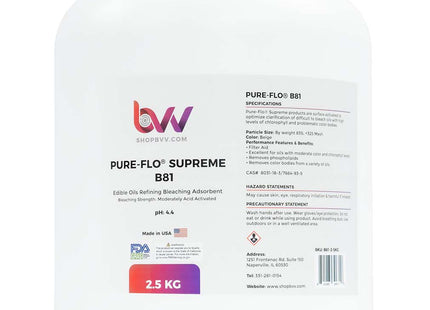 Pure-Flo® B81 Supreme Activated Bleaching & Decolorizing Bentonite for Edible Oils *FDA-GRAS (Compares to T-5™)