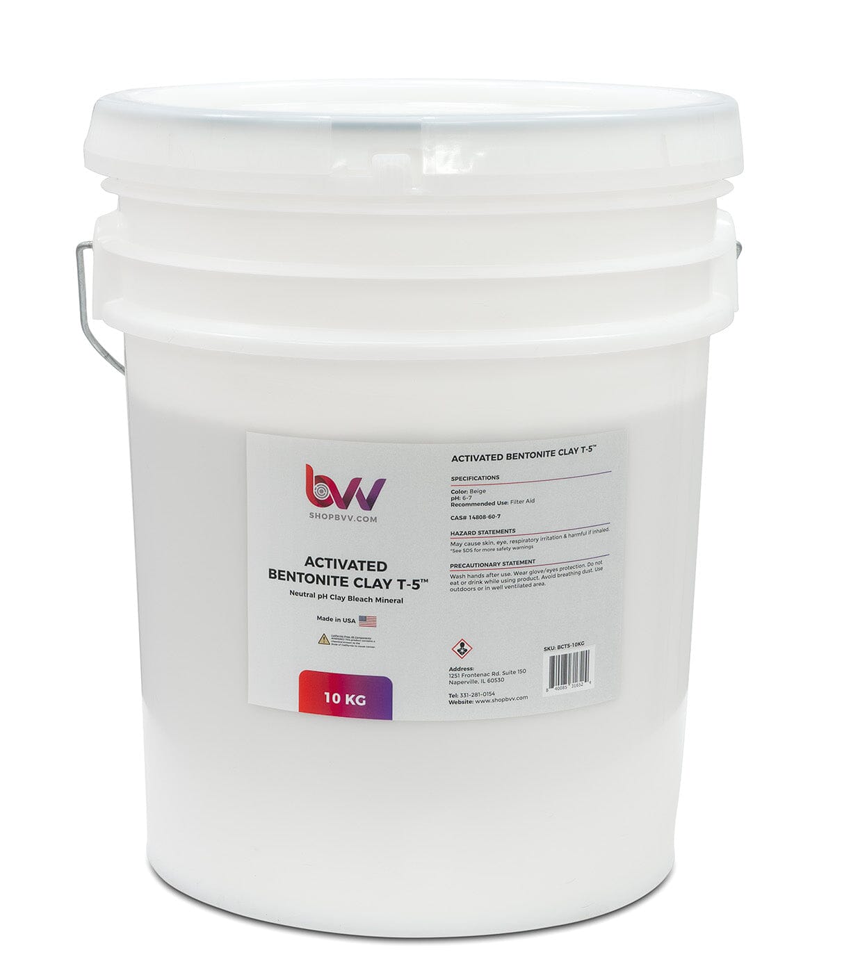 BVV™ Activated Bentonite Clay T-5™ Shop All Categories BVV 10KG 