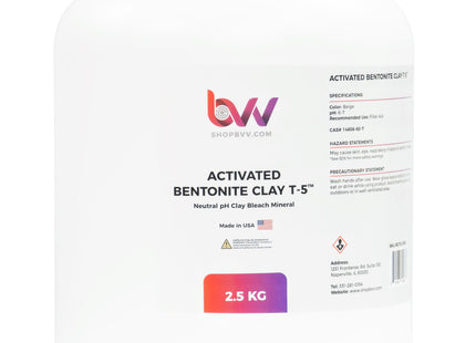 BVV™ Activated Bentonite Clay T-5™