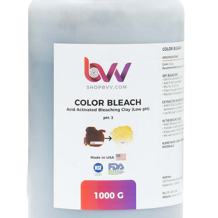 BVV™ Color Bleach for Edible Oils *FDA & NSF Certified Material (Compares to T-41™) Shop All Categories BVV 1000 Grams 