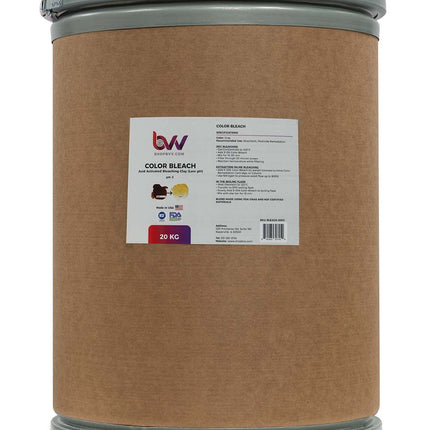 BVV™ Color Bleach for Edible Oils *FDA & NSF Certified Material (Compares to T-41™) Shop All Categories BVV 20Kg 