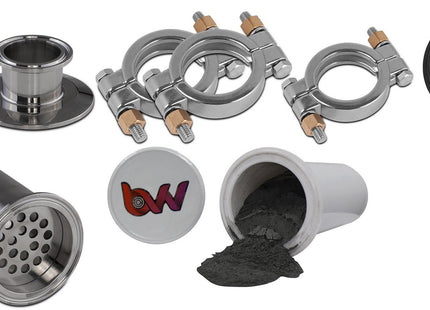 BVV Tri-Clamp Inline Filter Housing Kit with Free Sample Cartridge