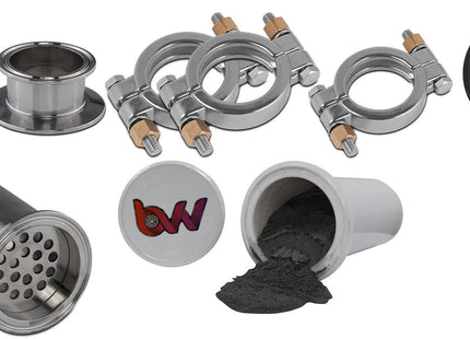 BVV Tri-Clamp Inline Filter Housing Kit with Free Sample Cartridge