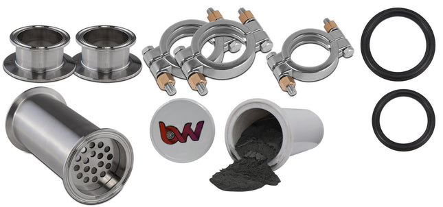 BVV Tri-Clamp Inline Filter Housing Kit with Free Sample Cartridge