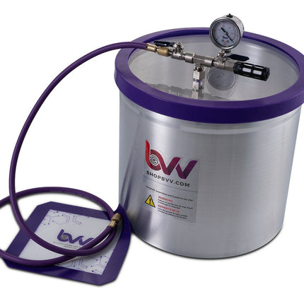 Best Value Vacs 5 Gallon Aluminum Vacuum Chamber and VE225 4CFM Two Stage Vacuum Pump Kit Shop All Categories BVV 