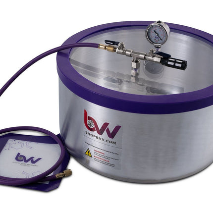 Best Value Vacs 7 Gallon Aluminum Vacuum Chamber and VE160 7CFM Single Stage Vacuum Pump Kit Shop All Categories BVV 