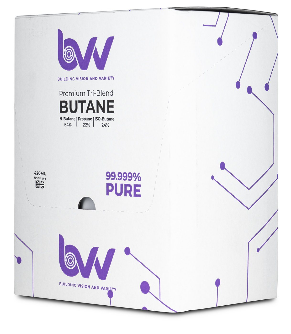 BVV 420ml Premium Tri-Blend Butane 99.999% Pure Shop All Categories BVV 