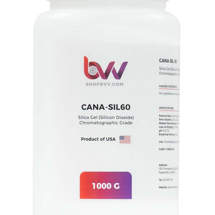 CANA-SIL60™ Silica Gel 60A Chromatographic Grade 40-63 micron (230-400 Mesh) New Products BVV 1000G 