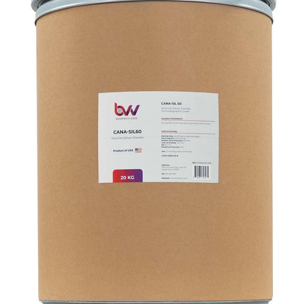 CANA-SIL60™ Silica Gel 60A Chromatographic Grade 40-63 micron (230-400 Mesh) New Products BVV 20 Kg 
