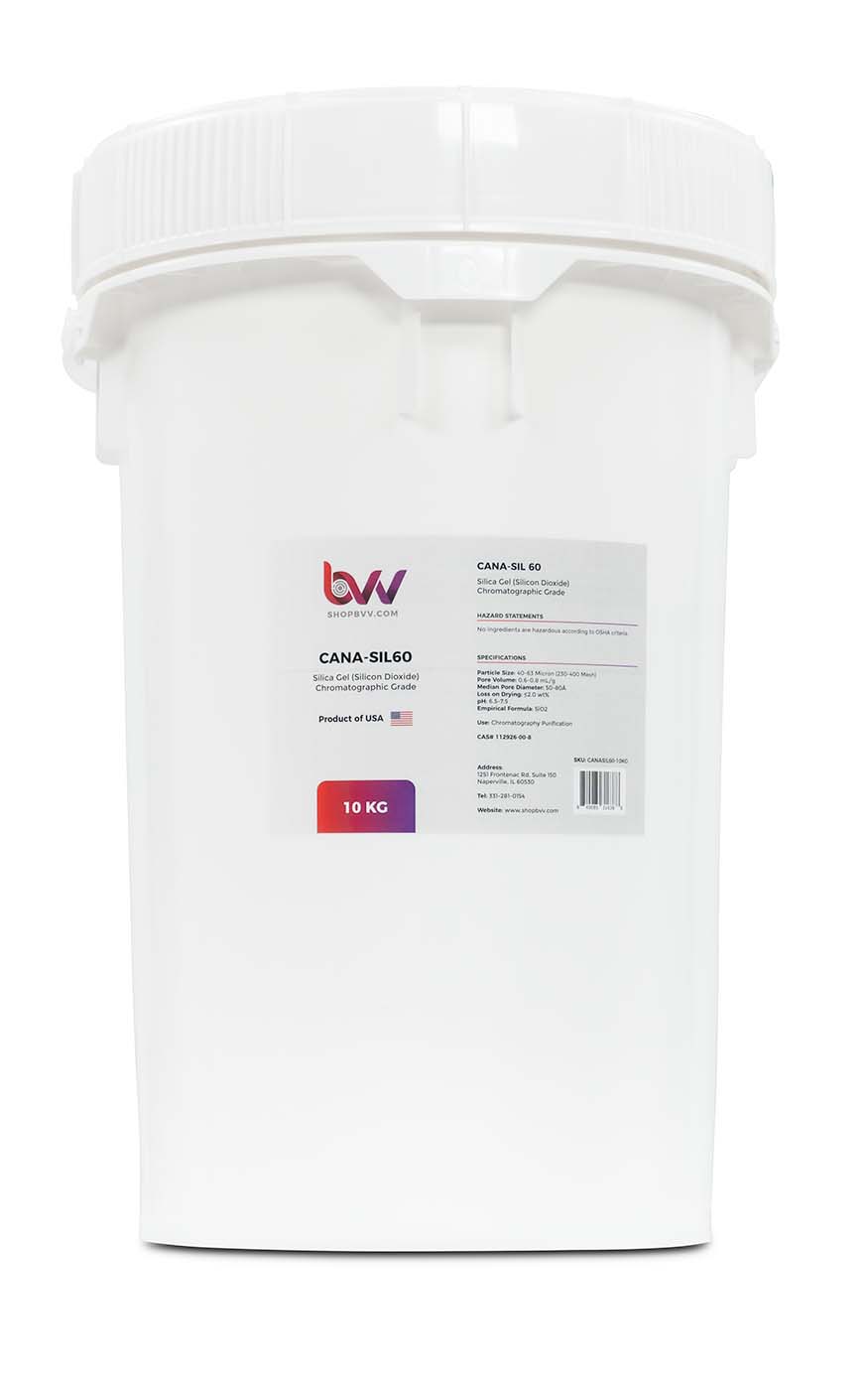 CANA-SIL60™ Silica Gel 60A Chromatographic Grade 40-63 micron (230-400 Mesh) New Products BVV 10KG 