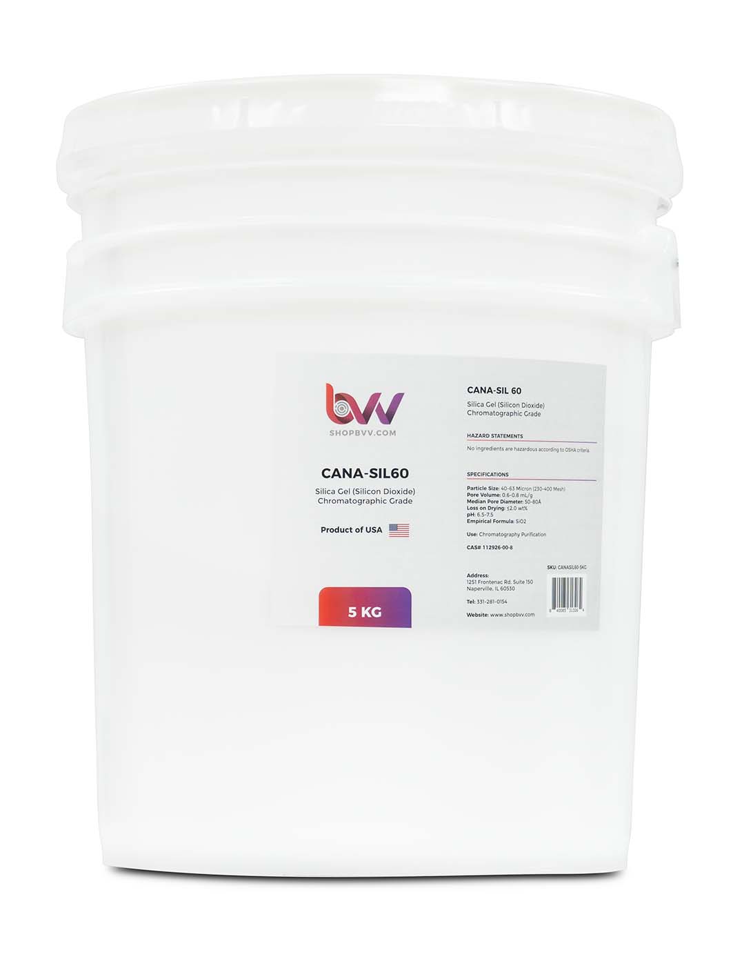CANA-SIL60™ Silica Gel 60A Chromatographic Grade 40-63 micron (230-400 Mesh) New Products BVV 5 Kg 