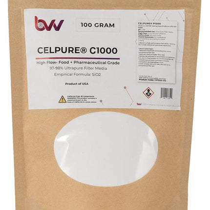 CELPURE® C1000 meets USP/NF & GMP testing specifications New Products BVV 100 Grams 