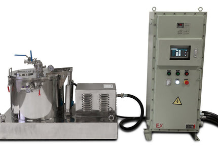 45L Jacketed Stainless Steel Centrifuge with Explosion Proof Motor and Siemens Controller - 15LB Max Capacity