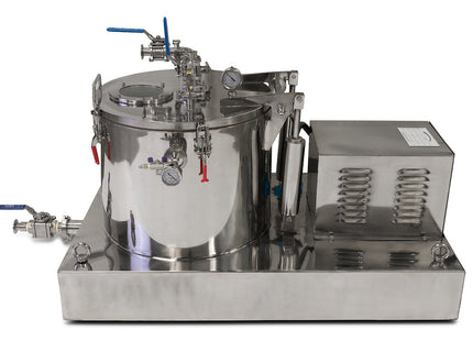 45L Jacketed Stainless Steel Centrifuge with Explosion Proof Motor and Siemens Controller - 15LB Max Capacity