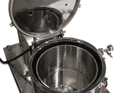 45L Jacketed Stainless Steel Centrifuge with Explosion Proof Motor and Siemens Controller - 15LB Max Capacity