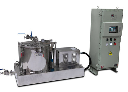 45L Jacketed Stainless Steel Centrifuge with Explosion Proof Motor and Siemens Controller - 15LB Max Capacity