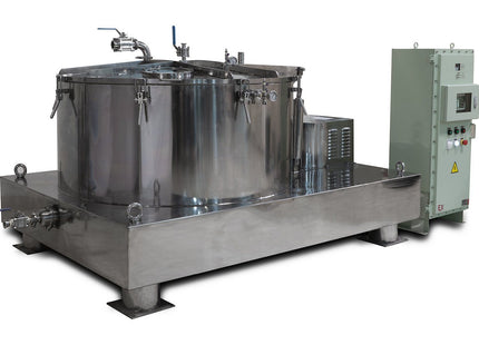 475L Jacketed Stainless Steel Centrifuge with Explosion Proof Motor and Siemens Controller - 150Lbs Max Capacity